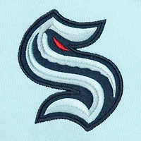 T-shirt thermique à manches longues bleu clair Seattle Kraken Henley de Mitchell & Ness pour homme