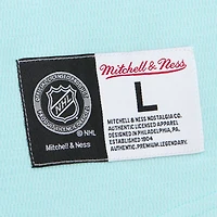 Men's Mitchell & Ness  Light Blue Seattle Kraken Thermal Henley Long Sleeve T-Shirt