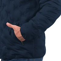 Men's MSX by Michael Strahan  Deep Sea Blue Seattle Kraken Persistence Quilted Full-Zip Jacket