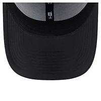 Men's New Era  Black Seattle Kraken Blackout 39THIRTY Flex Fit Hat