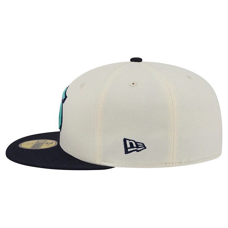 Men's New Era Cream Seattle Kraken 250th Anniversary of the United States Two-Tone 59FIFTY Fitted Hat