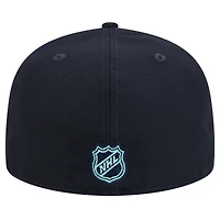 Casquette ajustée Seattle Kraken Core 59FIFTY bleu marine New Era pour homme