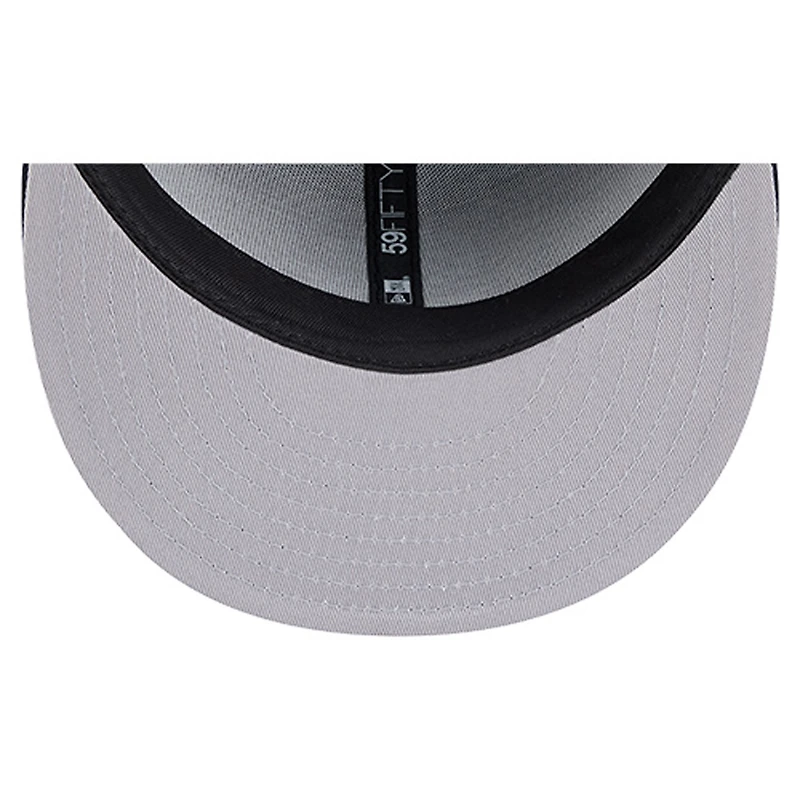 Men's New Era Deep Sea Blue Seattle Kraken Injection Dog Ear Classic Fitted Hat