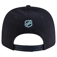 Casquette ajustable New Era Deep Sea Blue Seattle Kraken Team Collection Basic 9SEVENTY pour homme