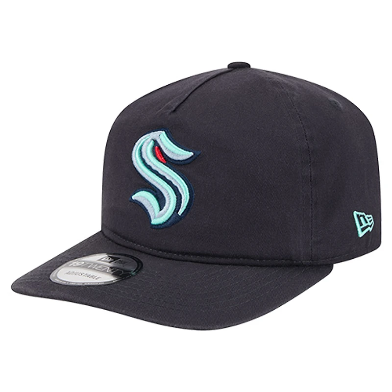 Casquette ajustable New Era bleu marine Deep Sea Blue 19TWENTY pour homme