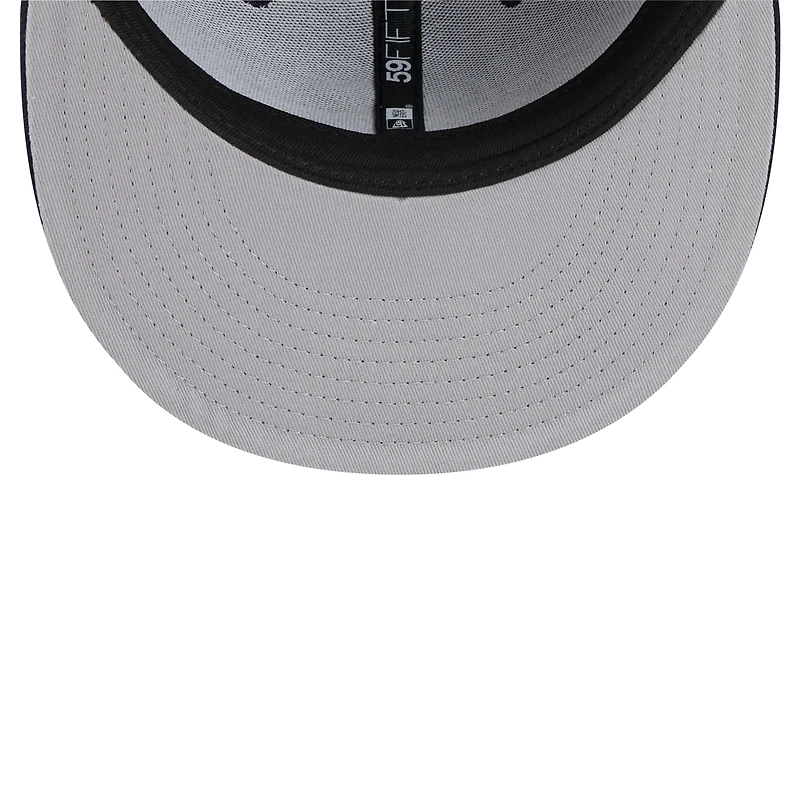 Casquette ajustée New Era Seattle Kraken Core 59FIFTY bleu marine pour homme