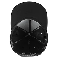 Men's Pro Standard Black Seattle Kraken Paint the City Pinch Front Snapback Hat