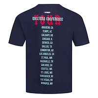 T-shirt Pro Standard Deep Sea bleu Seattle Kraken City Tour pour hommes