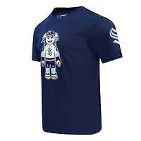 T-shirt mascotte Seattle Kraken Pro Standard Deep Sea bleu pour hommes