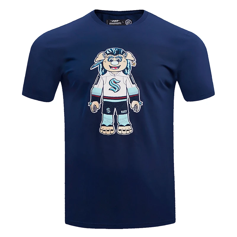 T-shirt mascotte Seattle Kraken Pro Standard Deep Sea bleu pour hommes