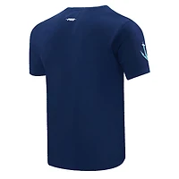 T-shirt mascotte Seattle Kraken Pro Standard Deep Sea bleu pour hommes