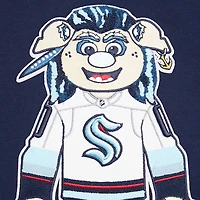 T-shirt mascotte Seattle Kraken Pro Standard Deep Sea bleu pour hommes