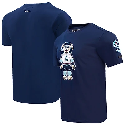T-shirt mascotte Seattle Kraken Pro Standard Deep Sea bleu pour hommes