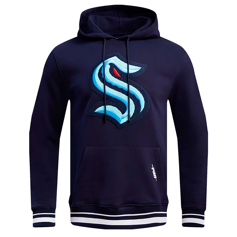 Sweat à capuche en polaire classique rétro Seattle Kraken Pro Standard Deep Sea pour hommes