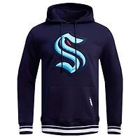 Sweat à capuche en polaire classique rétro Seattle Kraken Pro Standard Deep Sea pour hommes