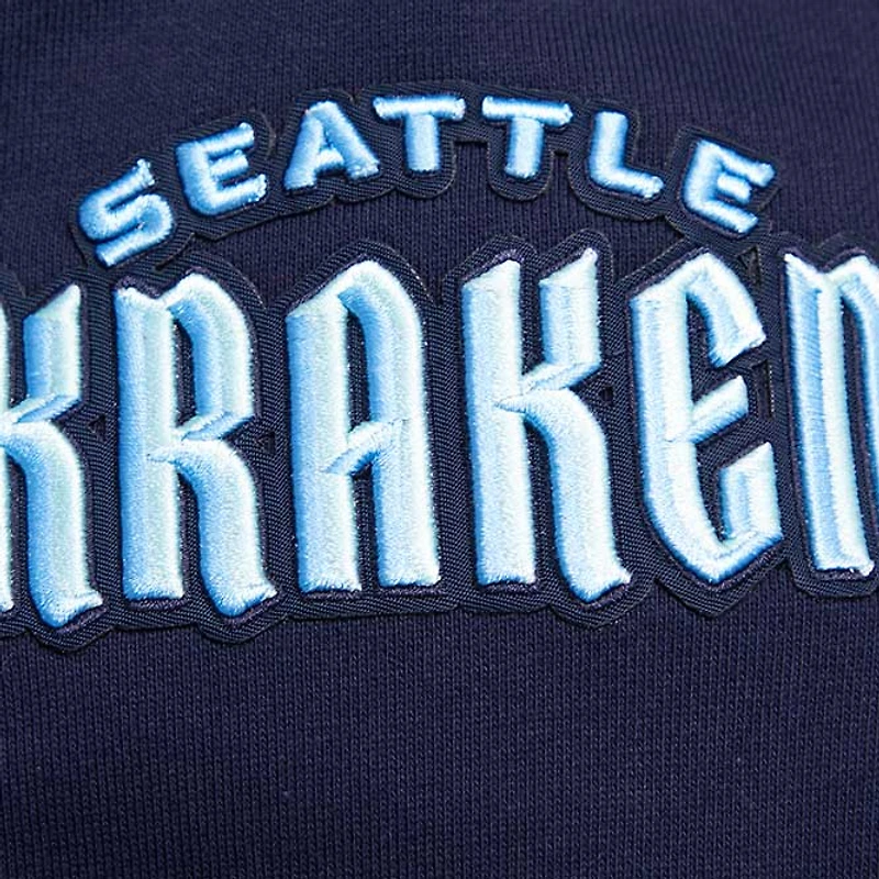 Sweat à capuche en polaire classique rétro Seattle Kraken Pro Standard Deep Sea pour hommes