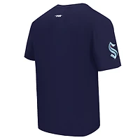 T-shirt Pro Standard Deep Sea Blue pour homme avec logo Seattle Kraken Turn It Up