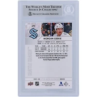 Morgan Geekie Seattle Kraken Autographed 2021-22 Upper Deck Extended Series #693 Beckett Fanatics Witnessed Authenticated Card