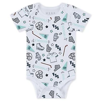 Ensemble 3 pièces body et pantalon pour nouveau-né bébé par Erin Andrews Seattle Kraken Turn Me Around