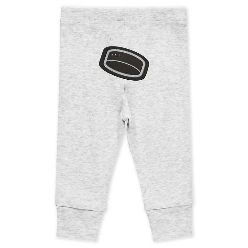 Newborn & Infant WEAR by Erin Andrews Seattle Kraken Turn Me Around Bodysuits Pants 3-Piece Set