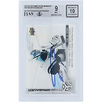 Philipp Grubauer Seattle Kraken Autographed 2021-22 Upper Deck Game Dated Moments #50 #/499 Beckett Fanatics Witnessed Authenticated 9/10 Card 