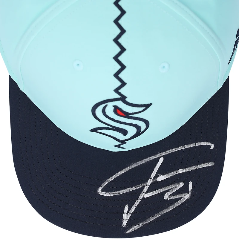 Philipp Grubauer Seattle Kraken Autographed 2022-23 Reverse Retro Cap
