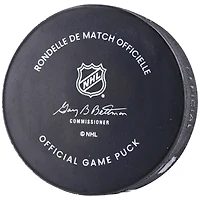 Philipp Grubauer Seattle Kraken Autographed 2022 Official Game Puck