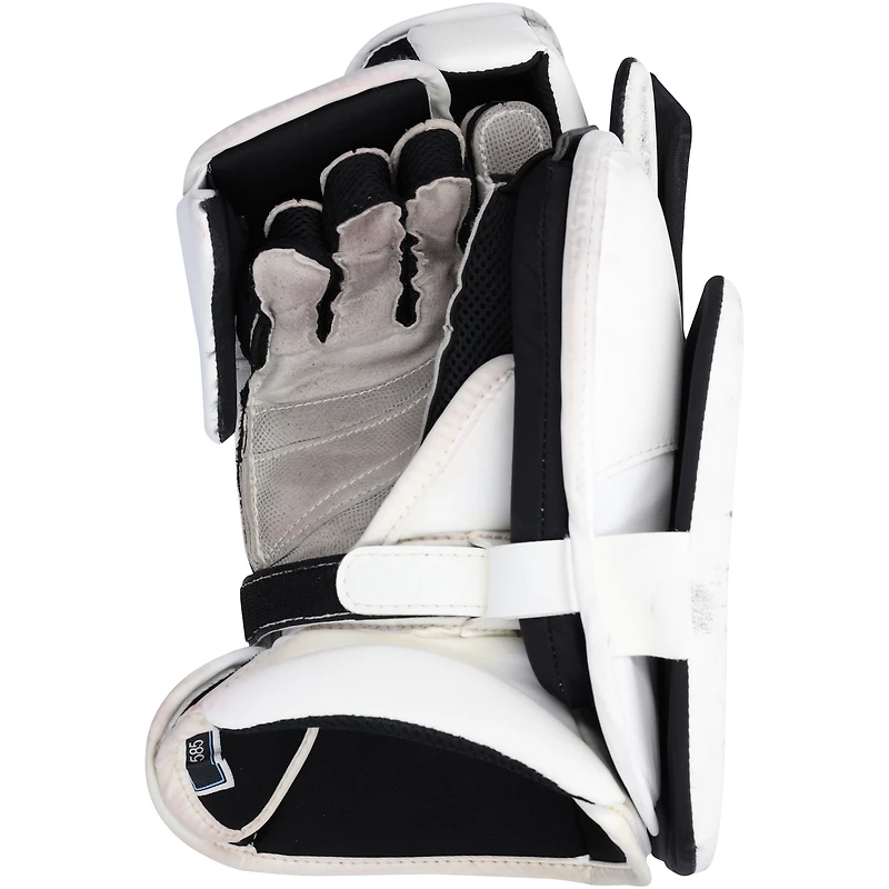 Philipp Grubauer Seattle Kraken Autographed Game-Used White True Goalie Blocker from the 2023-24 NHL Season