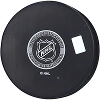 Philipp Grubauer Seattle Kraken Autographed Hockey Puck with "Release The Kraken" Inscription