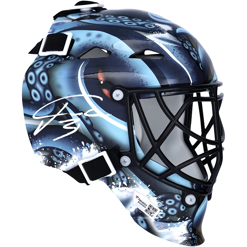 Philipp Grubauer Seattle Kraken Autographed Mini Goalie Mask