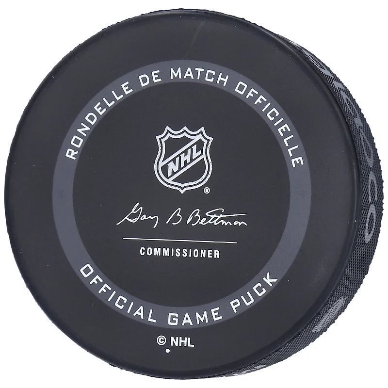 Philipp Grubauer Seattle Kraken Autographed Official Game Puck