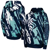 Preschool Deep Sea Blue Seattle Kraken Master Snipe Pullover Hoodie