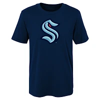 Preschool Navy Seattle Kraken - T-shirt à logo principal