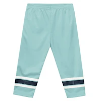 Preschool Outerstuff Deep Sea Blue/Light Blue Seattle Kraken Denting the Net Long Sleeve T-Shirt and Pants Set