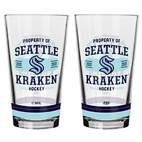 Ensemble de 2 verres à mélanger Seattle Kraken