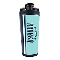 Bouteille shaker Seattle Kraken 4D en acier inoxydable 78 cl