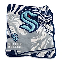 Seattle Kraken Couverture tourbillonnante Raschel 127 x 152,4 cm