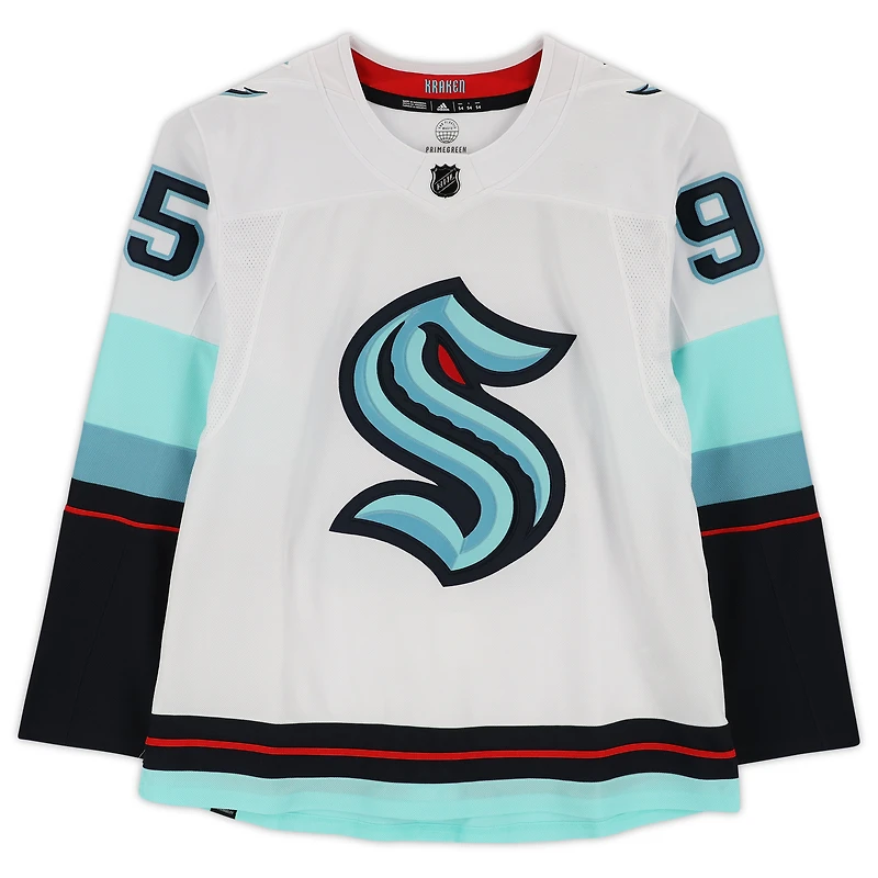 Seattle Kraken Autographed White Adidas Authentic Jersey