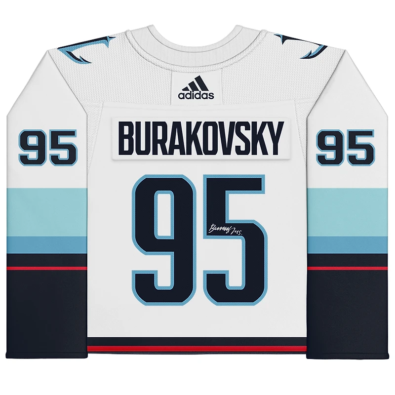 Seattle Kraken Autographed White Adidas Authentic Jersey