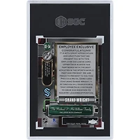Shane Wright Seattle Kraken 2023 Upper Deck Employee Exclusive Metal Universe Precious Metal Gems #UD-SW SGC Authenticated 8.5 Card 