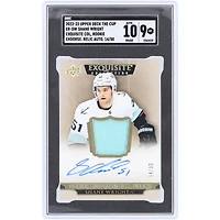 Shane Wright Seattle Kraken Autographed 2022-23 Upper Deck The Cup Exquiste Collection Rookie Endorsement Relic #ER-SW #14/50 SGC Authenticated 9/10 Rookie Card