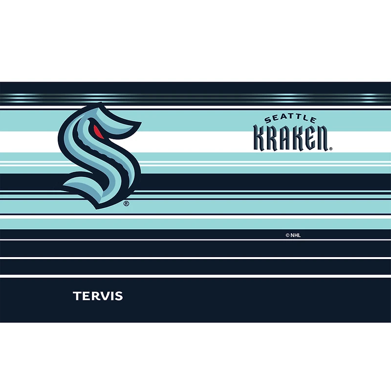 Tervis Seattle Kraken 20oz. Gobelet en acier inoxydable à rayures Hype