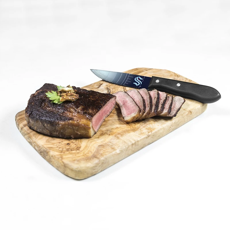 The Sports Vault Seattle Kraken - 4-Piece Steak Knives Set