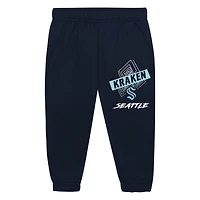 Toddler Mitchell & Ness Seattle Kraken Two-Piece Oversized Block Buster Fleece Sweatshirt Pants Set
Set