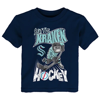 Toddler Outerstuff Deep Sea Blue Seattle Kraken One Timer T-Shirt