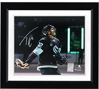 Tye Kartye Seattle Kraken Autographed 8" x 10" Postgame Celebration Photograph