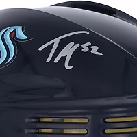 Tye Kartye Seattle Kraken Autographed Navy Mini Helmet