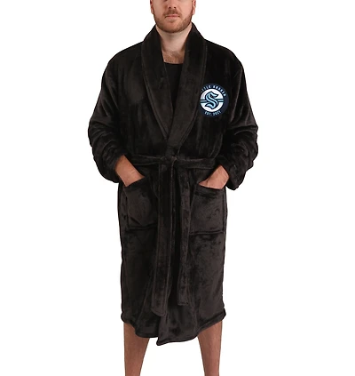 Unisex Black Seattle Kraken Robe