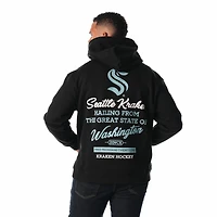 Unisex The Wild Collective  Black Seattle Kraken Pullover Hoodie