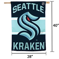 WinCraft Seattle Kraken Bannière verticale 28'' x 40''